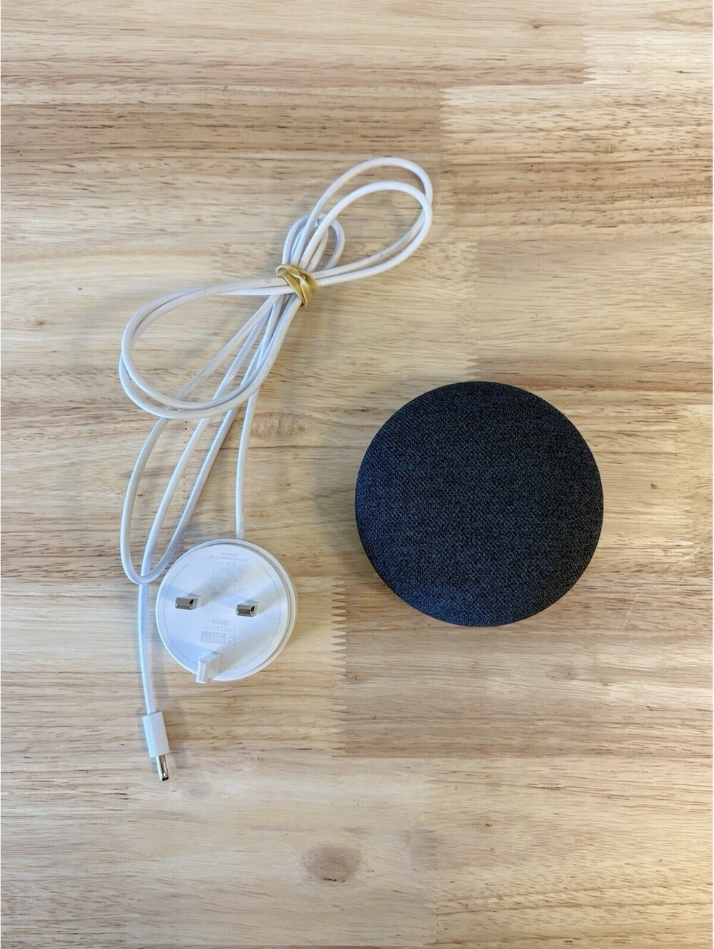 Google Nest Mini 2nd Gen H2C Charcoal Smart Speaker Google Assistant + UK PSU